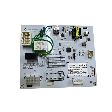 Placa Eletrônica Módulo Refrigerador Brastemp BRM48 BRE49 BRM50 - W10318706