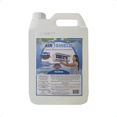 Bactericida Higienizador P/ Ar-condicionado Air Shield - 5l