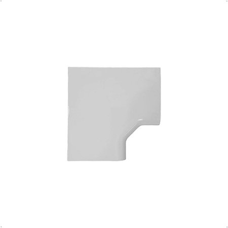 Kit 2 Curva Angulo Interno Canaleta CDAI60 - 80mm X 70mm