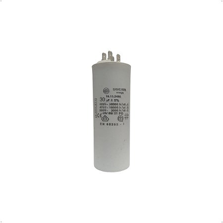 Capacitor Permanente de Marcha 30uF 425 a 500v Ducati
