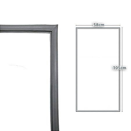 Borracha Gaxeta Refrigerador Electrolux - DF34; DC34; DCW34; DFW35