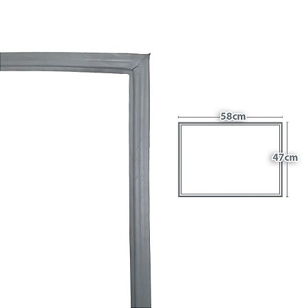 Borracha Gaxeta Superior do Freezer Geladeira Electrolux - DC360 e DC43