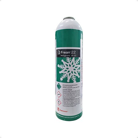 Gás Refrigerante R-22 em lata de 1kg