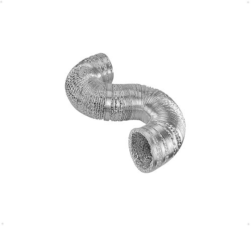 Duto Flexível Aluminizado 6" - 161mm 10 Metros Sem Isolamento