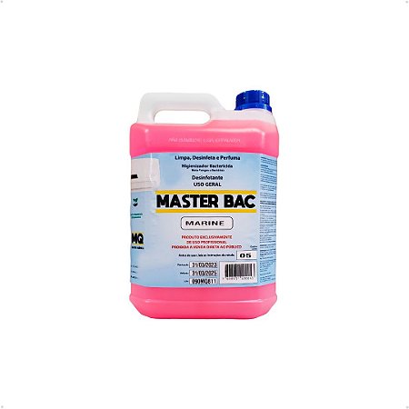 Higienizador Bactericida Master Bac Marine - 5 Litros