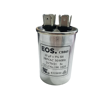 Capacitor Permanente com Terminais - 10uf 380V
