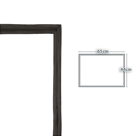 Borracha Gaxeta para Freezer Horizontal Metalfrio HF460 - 65 x 44cm