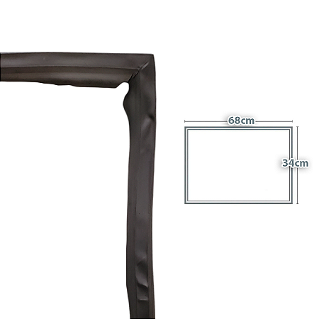 Borracha Gaxeta Magnética para Refrigerador Brastemp Quality 440L