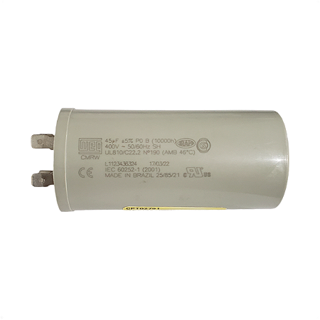 Capacitor Permanente 45uF +-5% 400V WEG
