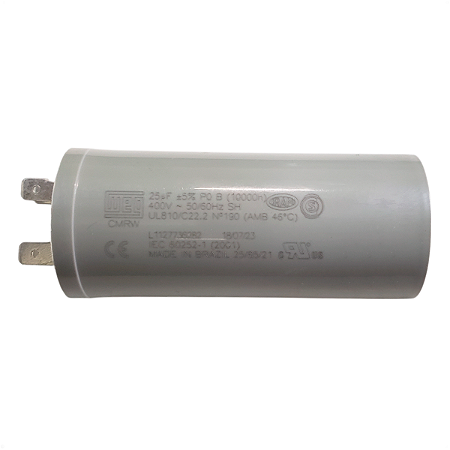 Capacitor de Partida c/ Terminal 25uF 400V