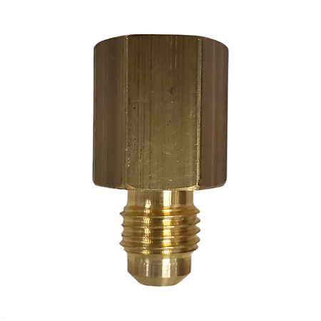 Adaptador  em Latão 1/4" SAE x 1/4 BSP Trane