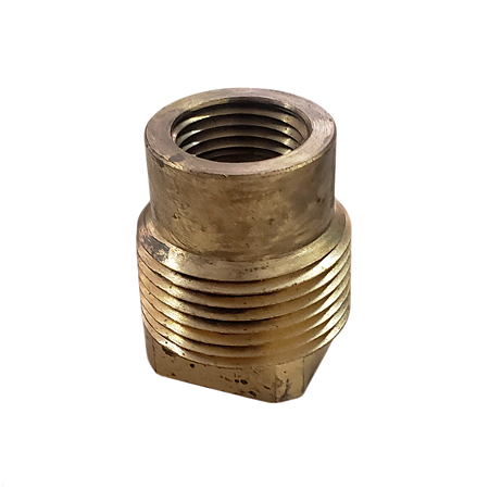Adaptador Cobre 1" Externa Macho x 1/2" Interna Fêmea SAE