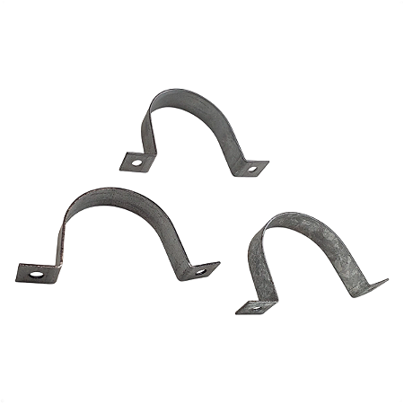 Kit 3 Abraçadeira Tipo U em Metal Galvanizado 2 1/2"