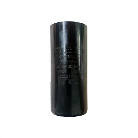 Capacitor Eletrolítico De Partida 340x408uf 110v