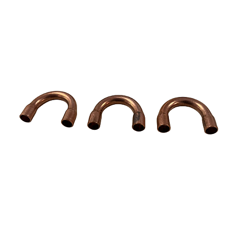 Curva Cobre Soldável 1/4" 180º Parede 1/32" C180014 Kit 3UN