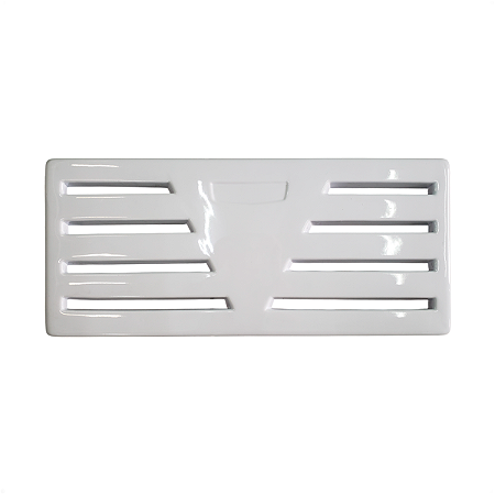 Grade Veneziana Frontal Reubly 70x32cm Branca Expositor