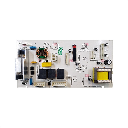 Placa de Potência Lavadora Ge Mabe 15kg 127V 189D5296G001