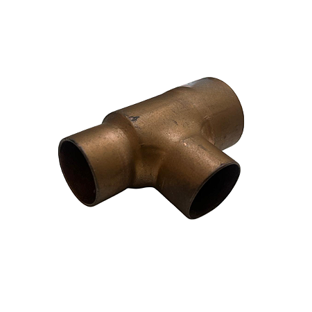 Tê Tee Redutor 1 1/8 X7/8 X7/8  De Cobre Para Solda