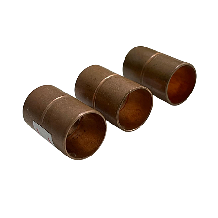 Luva de Cobre Normal 5/8" x 5/8" LP058 Kit 3 Unidades