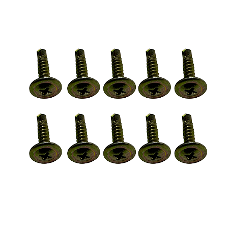Parafuso Auto Atarrachante Brocante Phillips 3,2x19 Kit 10Un