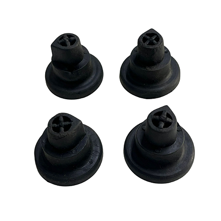 Coxim do Amortecedor P/ Lava-Roupa Brastemp Antiga 2533 Kit 4un