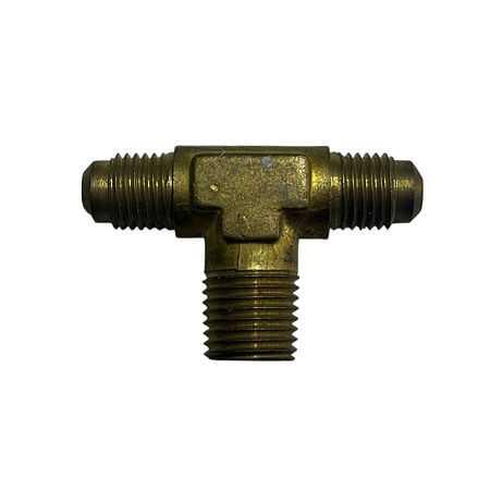 Tê Tee C/ Lado Cônico 1/4" SAE Macho x 1/4" SAE Macho x 3/8