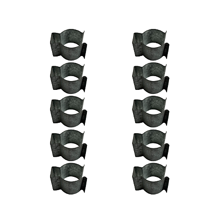 Abraçadeira Tipo D 3/4" C/ Cunha Zincada Kit 10un