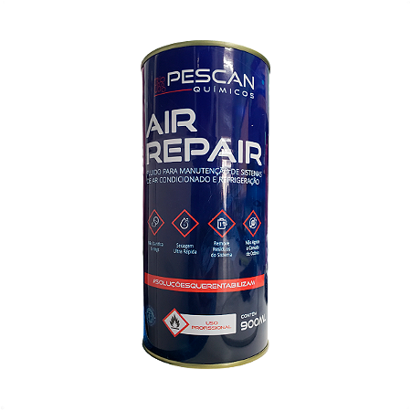 Gás Fluído Air Repair para Limpeza de Sistemas 900ml