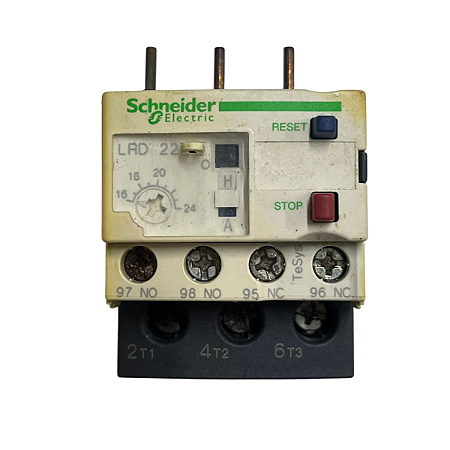 Relé Térmico De Sobre Carga Lrd22 16a A 24a Contatos 1na+1nf