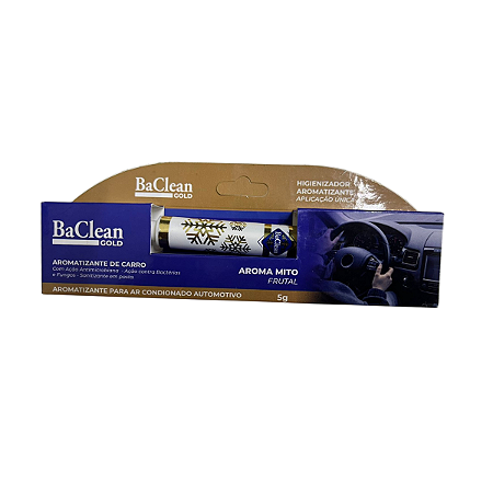 Aromatizante BaClean Gold Aroma Mito Frutal 5g p/ Ar-Condicionado Automotivo