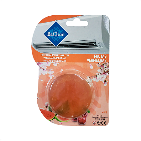Pastilha Aromatizante para Ar BaClean Frutas Vermelhas