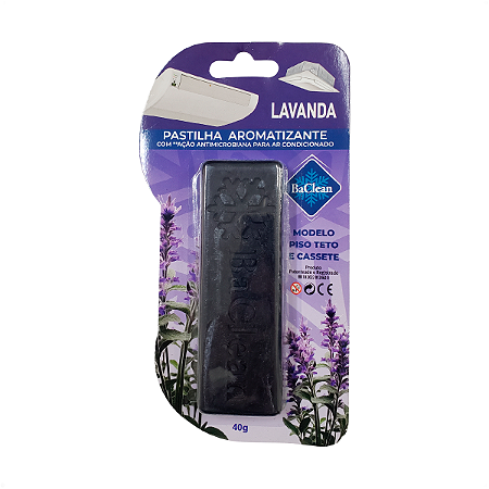 Pastilha Aromatizante para Ar BaClean Lavanda 40g