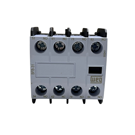 Bloco De Contato Auxiliar Weg Frontal Bfb 31 3Na 1Nf 12123049 Blk01820