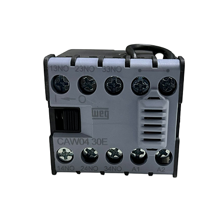 Contator Auxiliar Weg 6a Caw04 30e 24v 3na 50/60hz Ctr03329