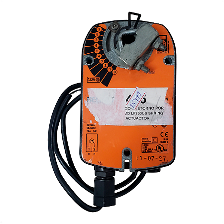 Atuador Dâmper ON/OFF LF230 US 35 IN-LB 4NM AC 220V AC 7VA 5W
