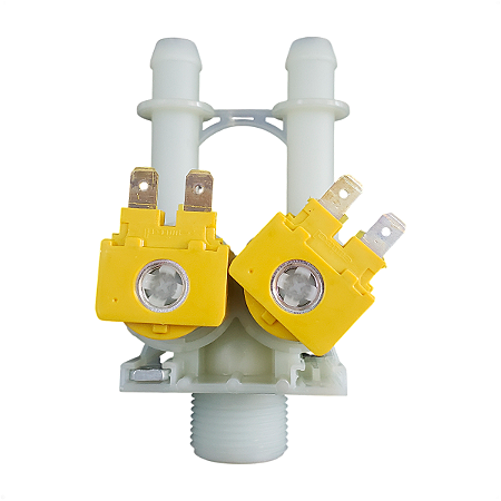 Válvula de Entrada D'Água Dupla Lavadora Brastemp e Cônsul 127V