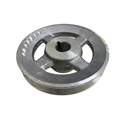 Polia De Alumínio 1 Canal B 150mm Furo 1  25,04mm c/ Chaveta