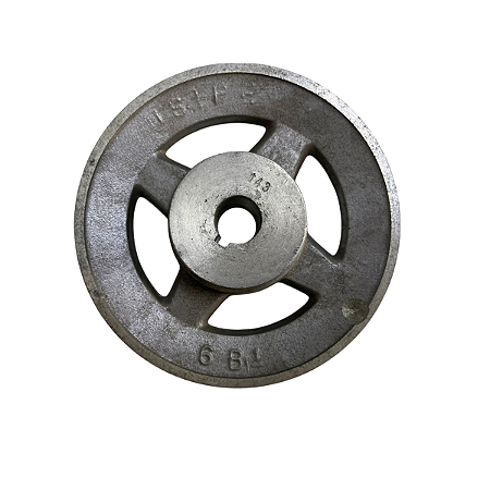 Polia De Alumínio 1 Canal B 150mm Furo 7/8" 22mm C/ Chaveta