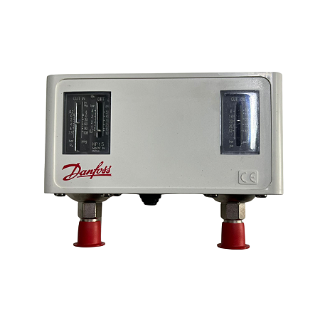 Pressostato Danfoss Alta E Baixa Pressão Kp15 Rearme Aut/Man