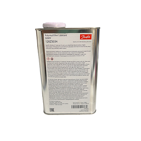 Óleo Danfoss Polivinil Ester Pve 320hv 1l Fvc68d 120z5034