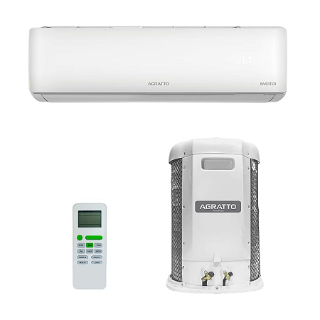 Ar-Condicionado Split Hi Wall Agratto 18.000 Btu/h Invérter Quente E Frio