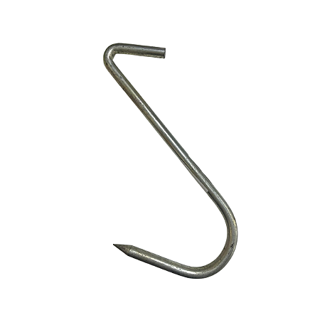 Gancho Guancheira P/ Açougue Nro.2 Cromado Com Penduradores