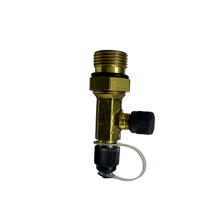 CONEXÃO DUPLA PARA BOMBA DE VÁCUO 1/4" SAE + 1/2" ACME ROBINAIR 15495