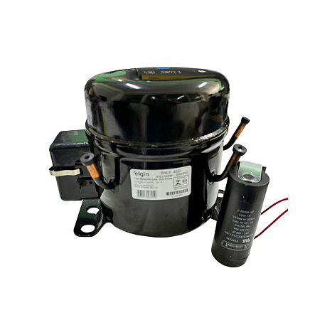 Compressor Elgin 1/8+hp 1/6 Hp 127v 60hz R-134a 45enle45e000