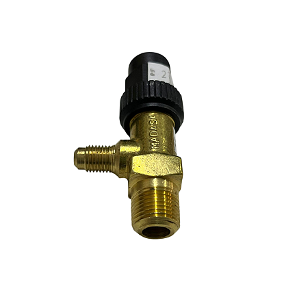 Válvula Tanque 1/ 4" Sae X 3/ 8" Npt Sem Válvula Segurança 4212.0201