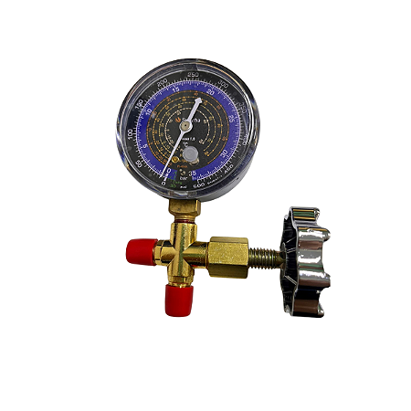 Manifold Analisador De Baixa Pressão 1 Via P/ R-22 R-134A R-404A R-410A Simples