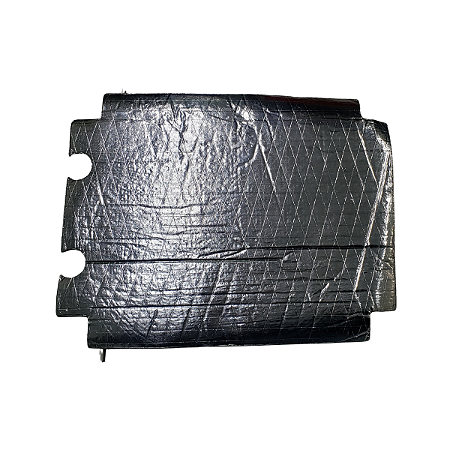 Manta Elastomérica Preta C/ Face Adesivada E Aluminizada 3mm
