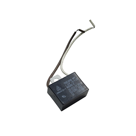 Capacitor Permanente 1,5mf -5-+10% 400v Retangular Plástico S/ Terminais