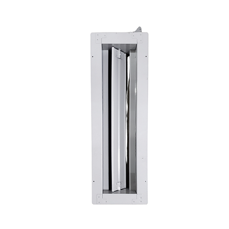 Damper Regulagem Chapa Galvanizada C/ Rg 640 X 150Mm X 120Mm Dpr Pintado
