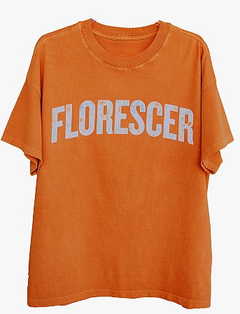 TSHIRT FLORESCER LARANJA INFANTIL - TAMANHO - 6